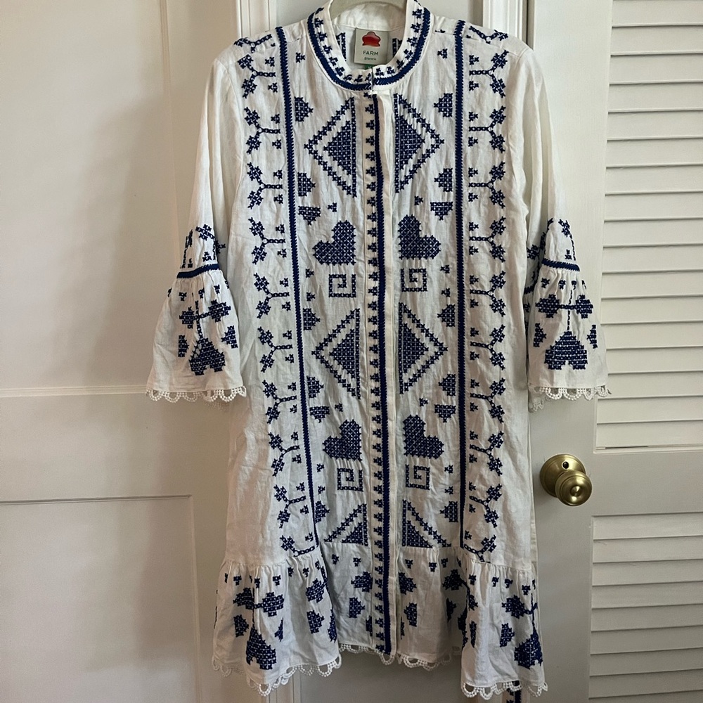 Cute farm rio dress, NEVER WORN,perfect for any event